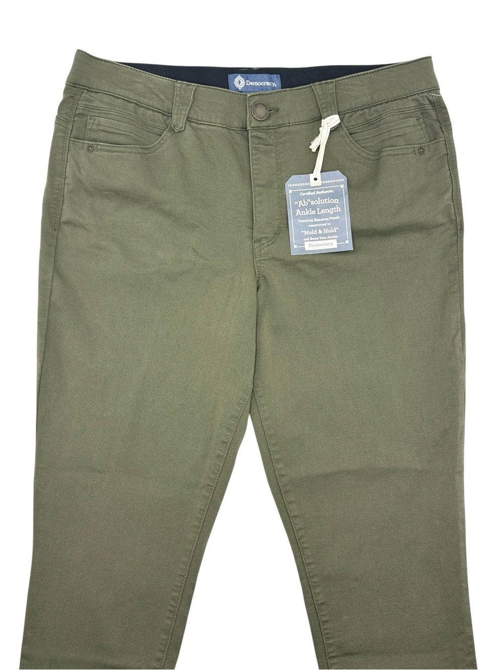 Democracy Ab’solution’ Ankle Length Straight Leg Pants Size 16 - Picture 3 of 16